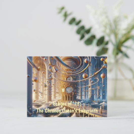 Echo's van '73: het labyrint van de Chronos Ocean Briefkaart (Staand voorkant)