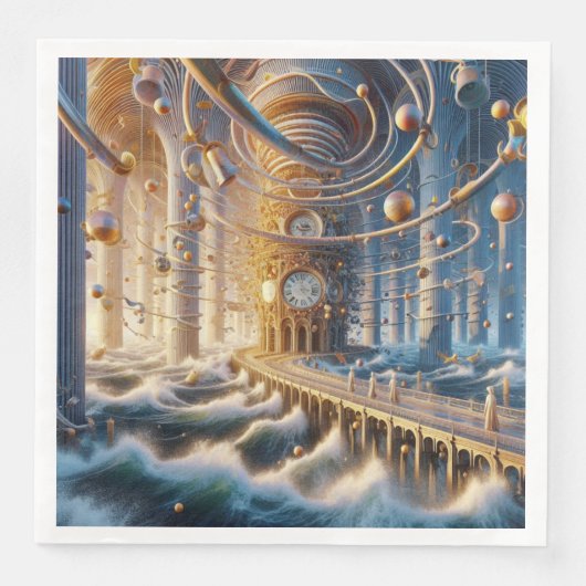 Echo's van '73: het labyrint van de Chronos Ocean Servet (Voorkant)