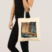 Echo's van '73: het labyrint van de Chronos Ocean Tote Bag (Voorkant (product))