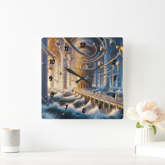 Echo's van '73: het labyrint van de Chronos Ocean Vierkante Klok (Huis)