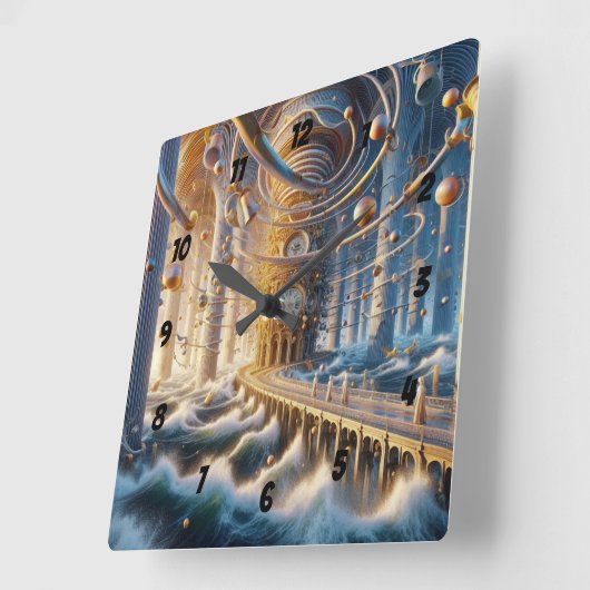 Echo's van '73: het labyrint van de Chronos Ocean Vierkante Klok (Hoek)