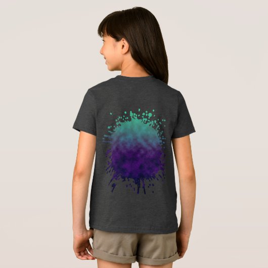Echo's van Amethyst Getijde Tri-Blend Shirt (Achterkant volledig)