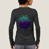 Echo's van Amethyst Getijde Tri-Blend Shirt (Achterkant)