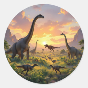 Echo's van de antieke wereld -  ronde sticker