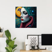 Echo's van de Cosmo Poster (Thuiskantoor)