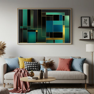 Echo's van de Geometrie Poster