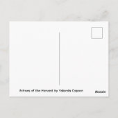 Echo's van de Oogst Briefkaart (Achterkant)