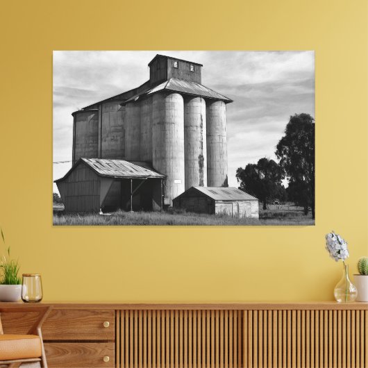 Echo's van de Oogst Canvas Afdruk (Insitu (Woonkamer))