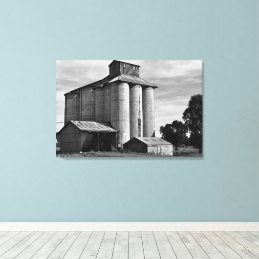 Echo's van de Oogst Canvas Afdruk (Insitu (Houten vloer))