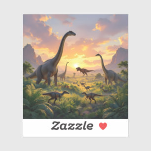 Echo's van de Oude Wereld - Vierkante Vinyl Sticker