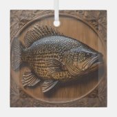Echo's van de rivier: Murray Cod Wood Print, Glas Ornament (Voorkant)
