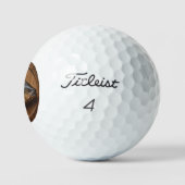 Echo's van de rivier: Murray Cod Wood Print, Golfballen (Logo)