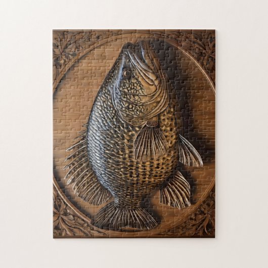 Echo's van de rivier: Murray Cod Wood Print, Legpuzzel (Verticaal)