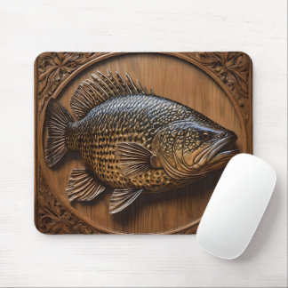 Echo's van de rivier: Murray Cod Wood Print, Muismat