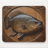 Echo's van de rivier: Murray Cod Wood Print, Muismat (Voorkant)