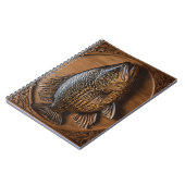 Echo's van de rivier: Murray Cod Wood Print, Notitieboek (Linkerzijde)