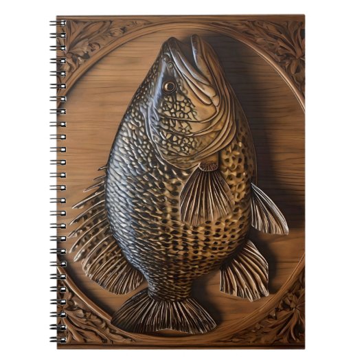 Echo's van de rivier: Murray Cod Wood Print, Notitieboek (Voorkant)