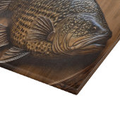 Echo's van de rivier: Murray Cod Wood Print, Snijplank (Hoek)