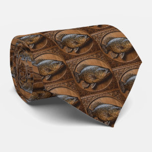 Echo's van de rivier: Murray Cod Wood Print, Stropdas