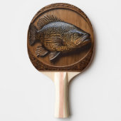 Echo's van de rivier: Murray Cod Wood Print, Tafeltennisbatje (Voorkant)