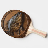 Echo's van de rivier: Murray Cod Wood Print, Tafeltennisbatje (Zijkant)