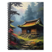 Echo's van de tijd, verlaten tempel notitieboek (Voorkant)