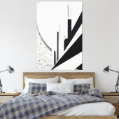 Echo's van de Toekomst Canvas Afdruk (Insitu (Slaapkamer))