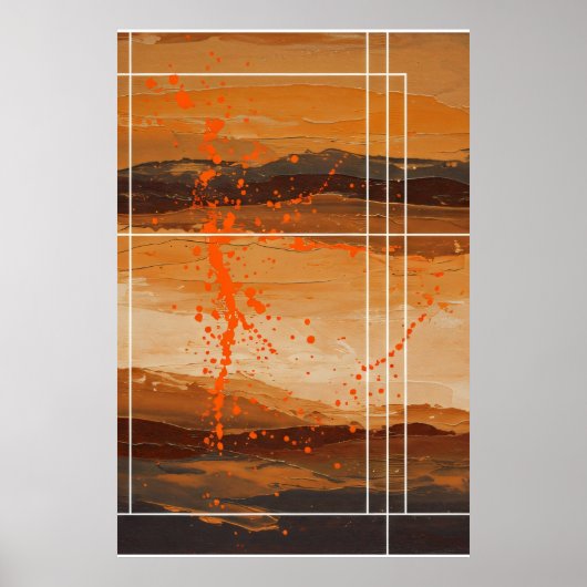 Echo's van de woestijn poster (Voorkant)