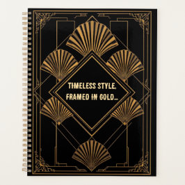 Echo's van Deco-elegantie Planner