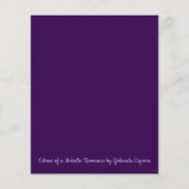 Echos van een metalige romance papieren vel (Achterkant)