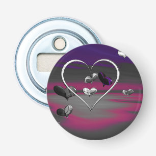 Echos van een Metallische Romance Button Flesopener