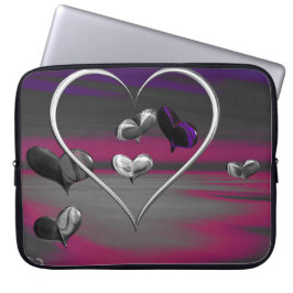 Echo's van een Metallische Romance Laptop Sleeve