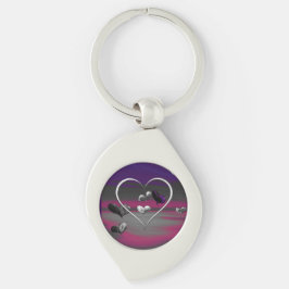 Echos van een Metallische Romance Sleutelhanger
