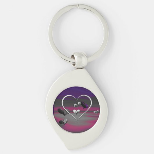 Echos van een Metallische Romance Sleutelhanger (Voorkant)