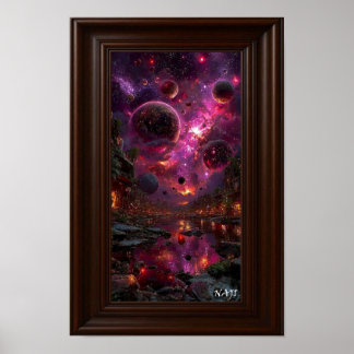 Echo's van een Verbrijzeld Universum Poster