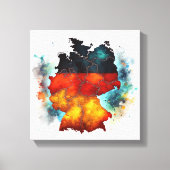 echo's van eenheid canvas afdruk (Voorkant)