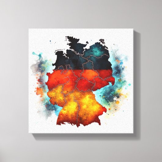 echo's van eenheid canvas afdruk (Voorkant)