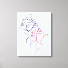 Echo's van Emotie Canvasprint Canvas Afdruk