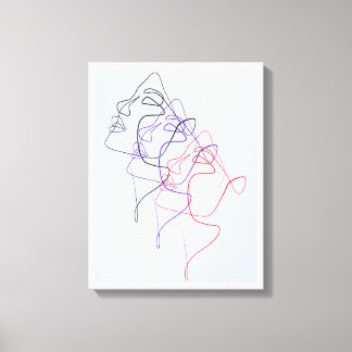 Echo's van Emotie Canvasprint Canvas Afdruk
