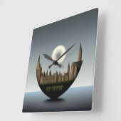 Echo's van ethiek: de omgekeerde reflectie vierkante klok (Hoek)