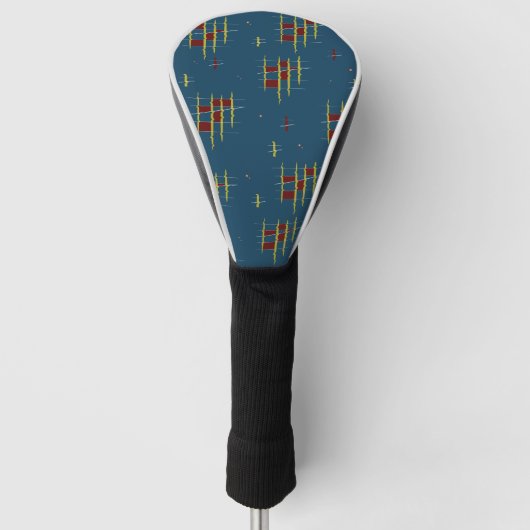 Echo's van geometrie golfheadcover (Voorkant)
