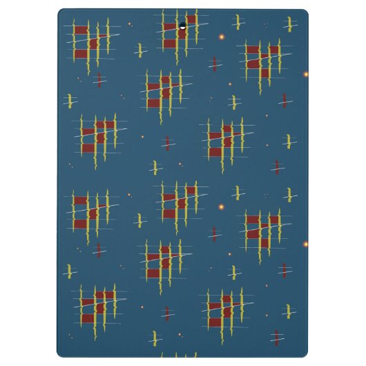 Echo's van geometrie klembord (Achterkant)