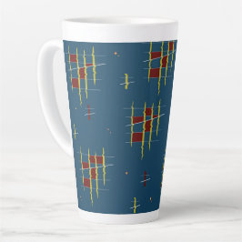 Echo's van geometrie latte mok