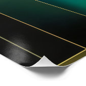 Echo's van Geometrie Perfect Poster (Hoek)