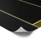 Echo's van geometrie poster (Hoek)