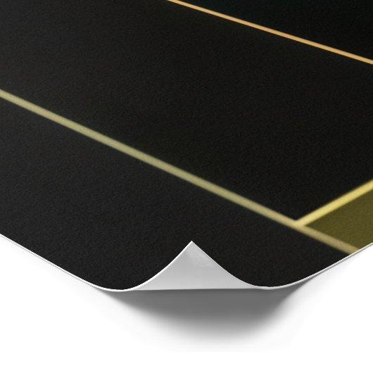 Echo's van geometrie poster (Hoek)