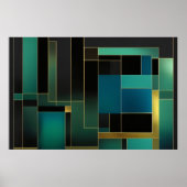 Echo's van geometrie poster (Voorkant)