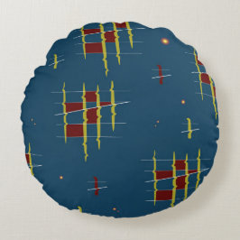 Echo's van geometrie rond kussen