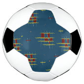 Echo's van geometrie voetbal (Gedraaid)