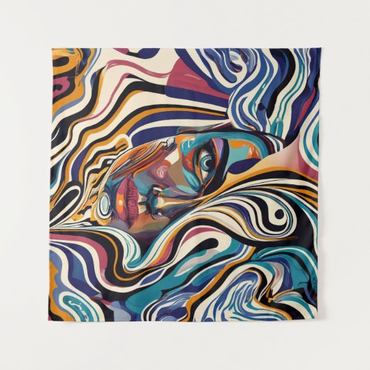 Echo's van het gesluierde spectrum - wandkleed (Voorkant (horizontaal))